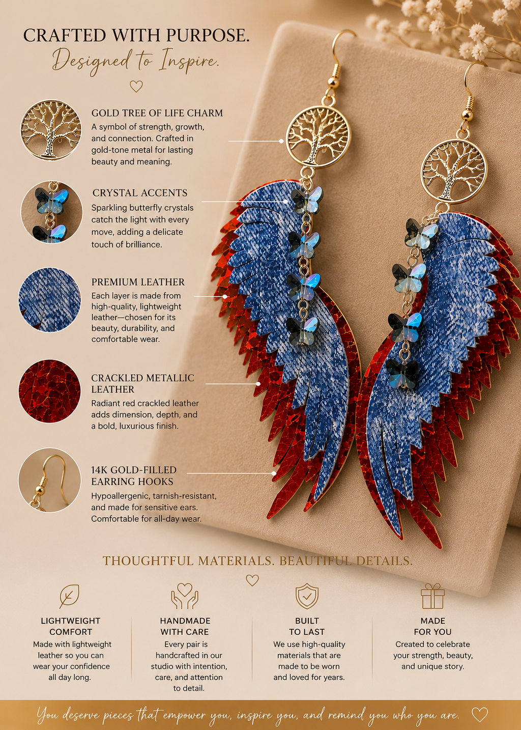 Fearless Phoenix Earrings