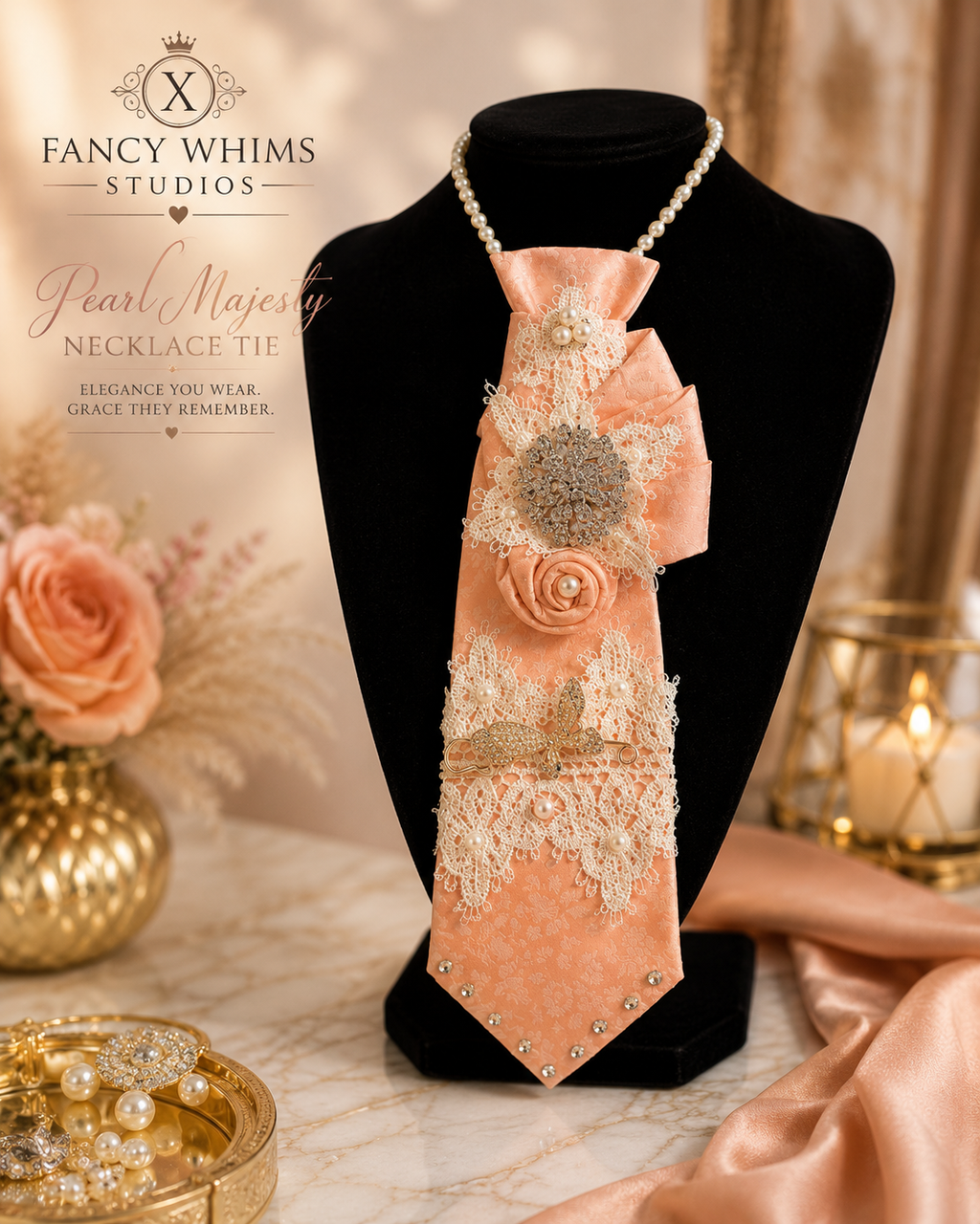 Pearl Majesty Necklace Tie