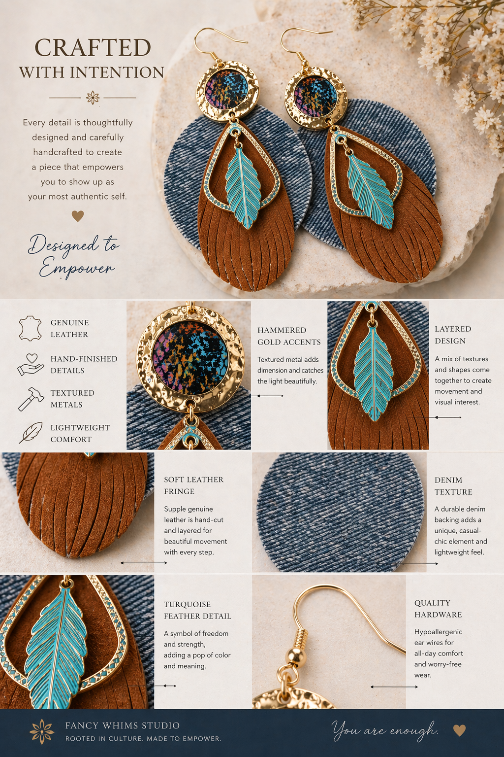 Earth and Sky Earrings