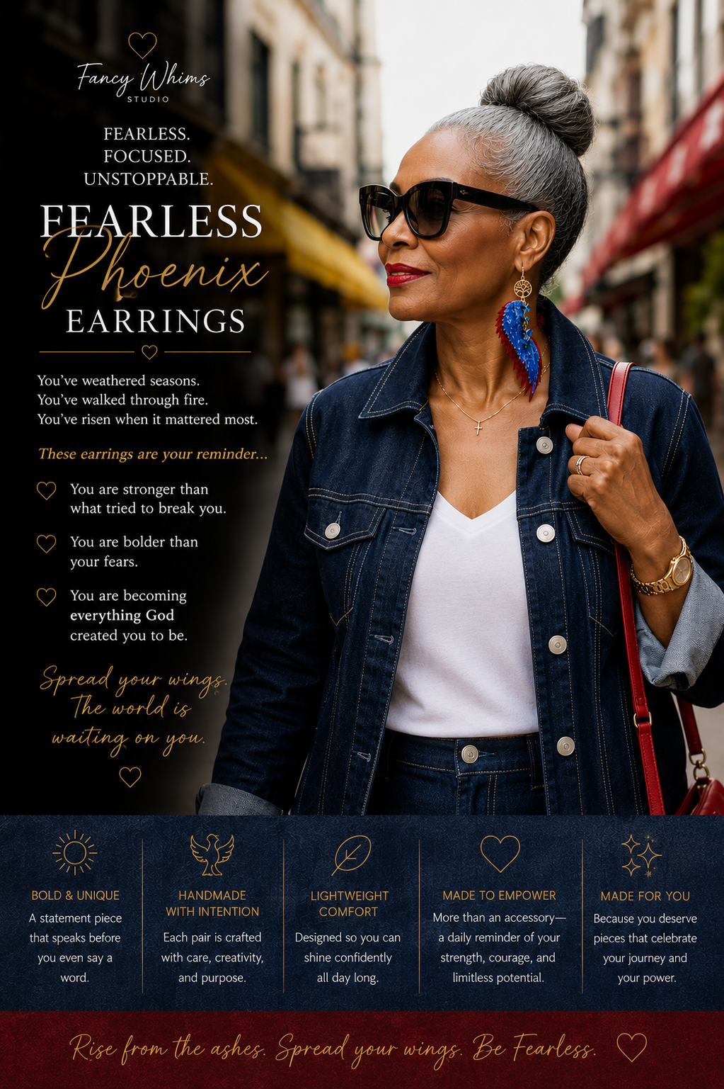 Fearless Phoenix Earrings
