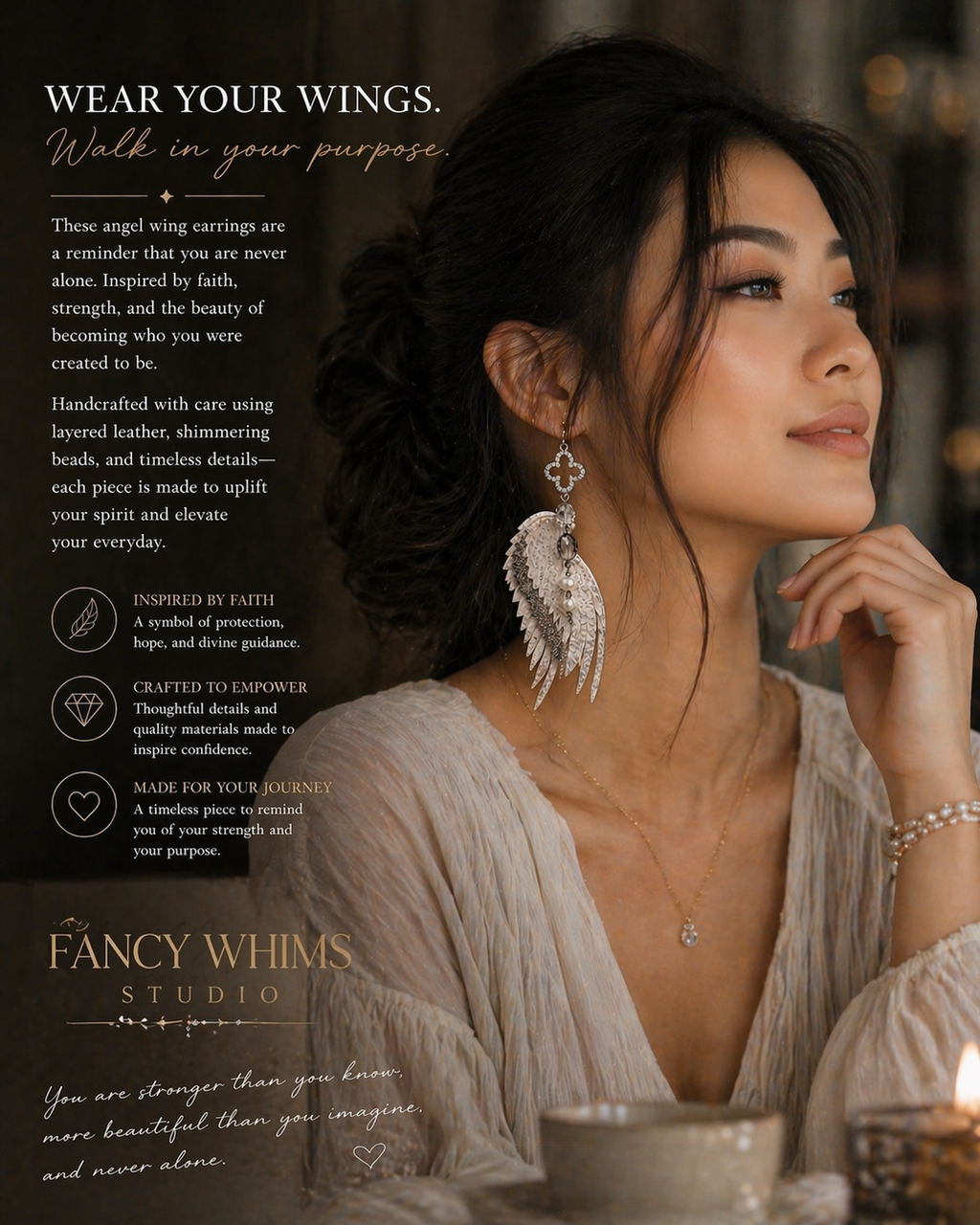 Guided Grace Wing Earrings
