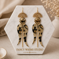 Golden Flame Earrings
