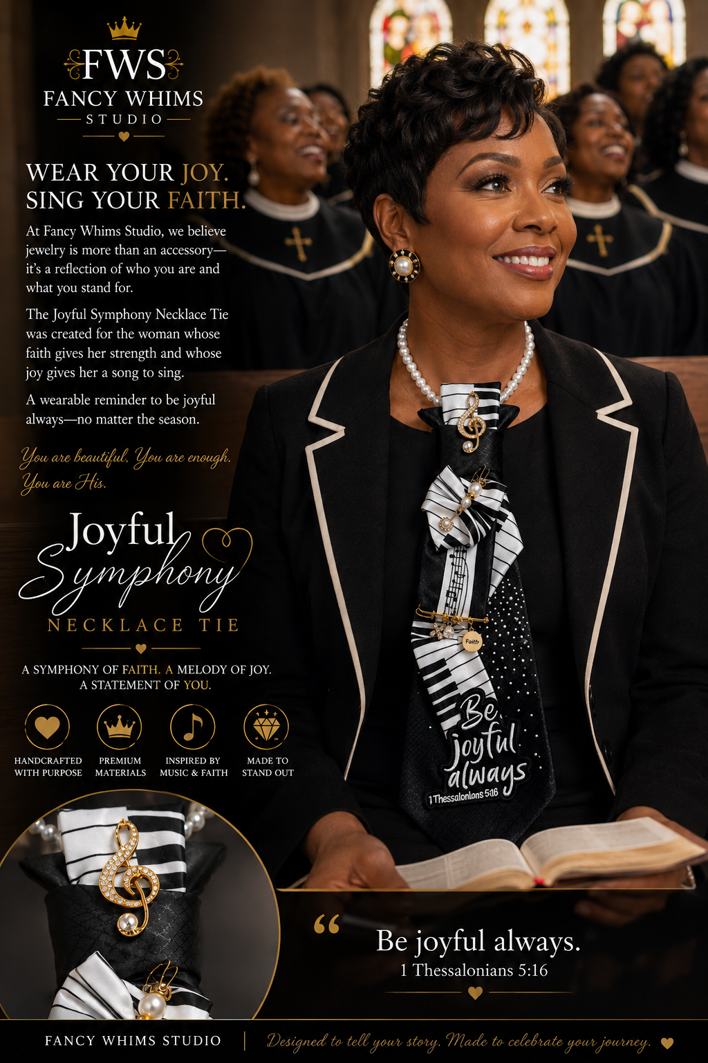 Joyful Symphony Necklace Tie