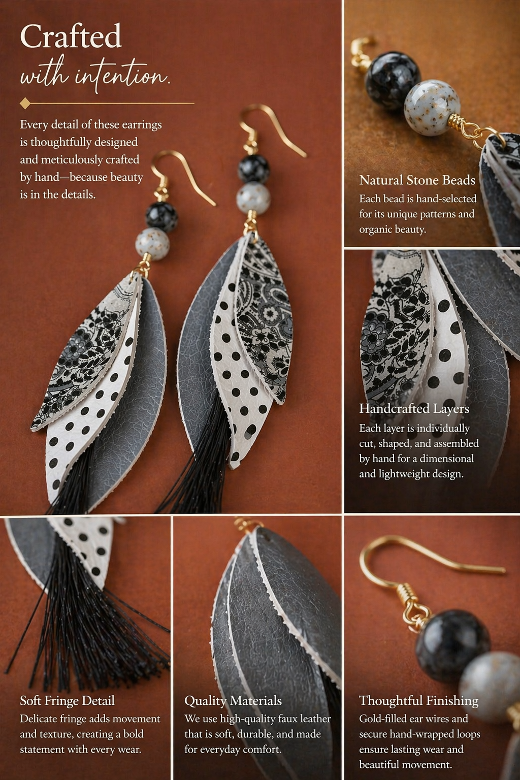 Storyline Fringe Earrings