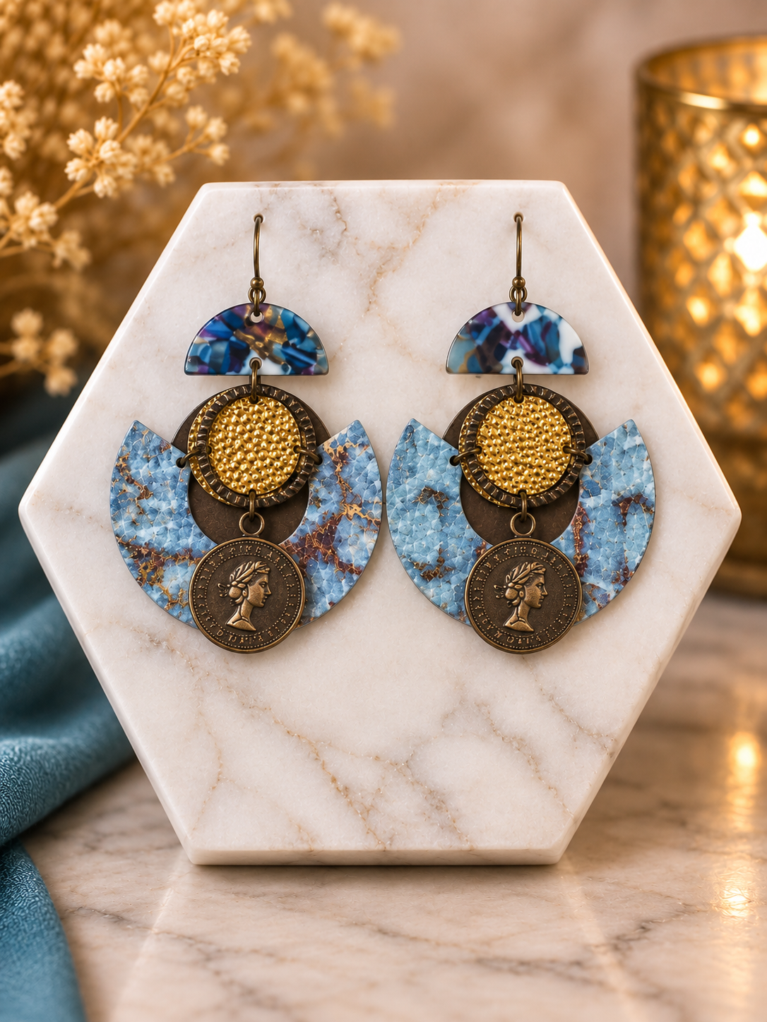 Blue Dynasty Earrings