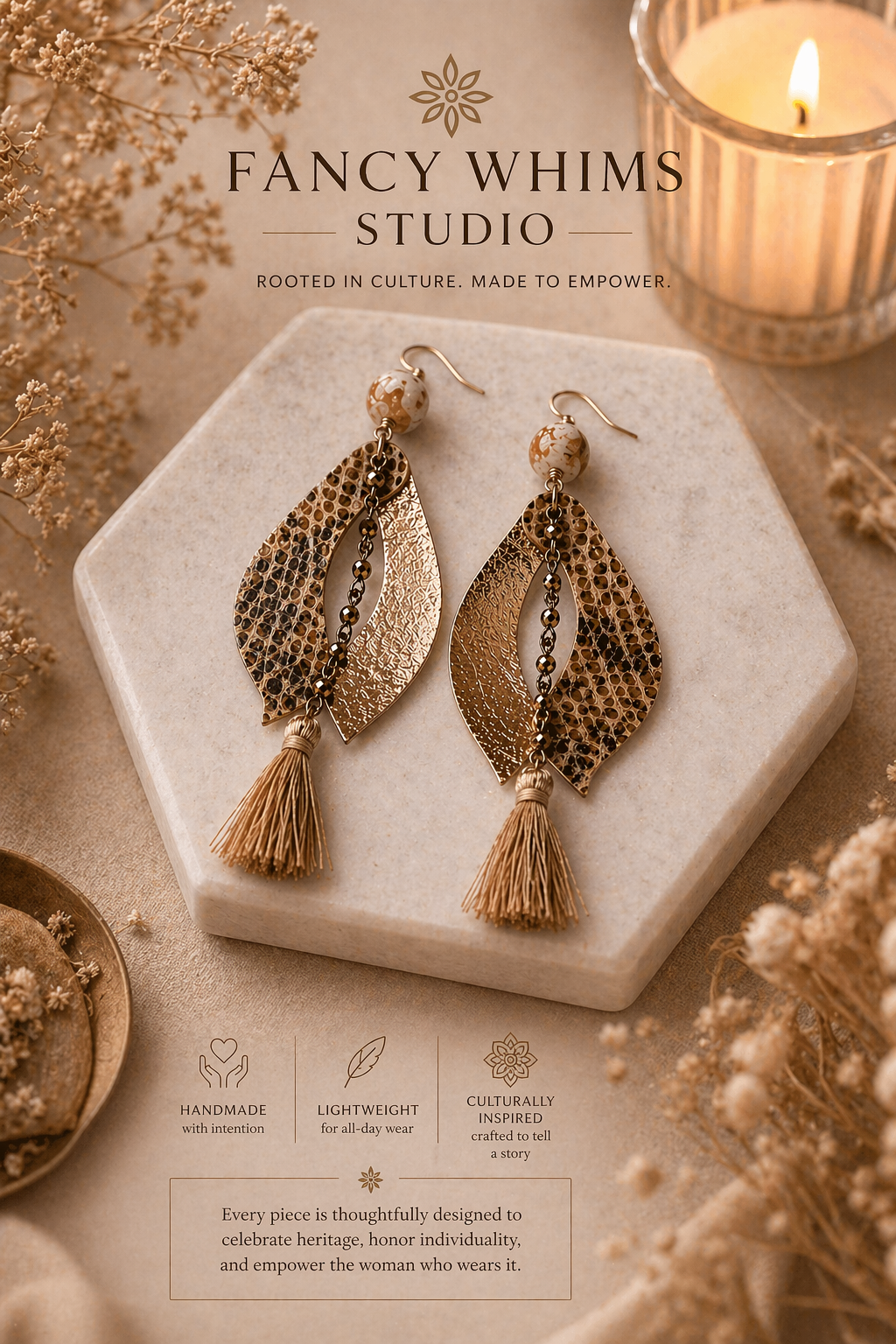 Golden Muse Earrings