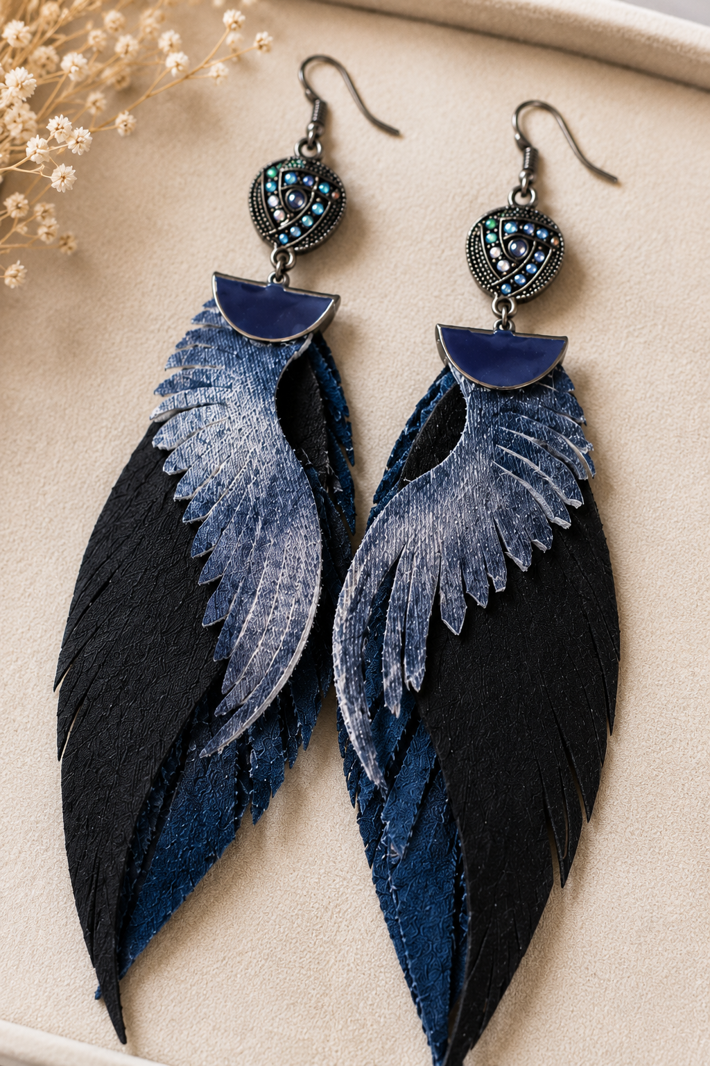 Royal Raven Earrings