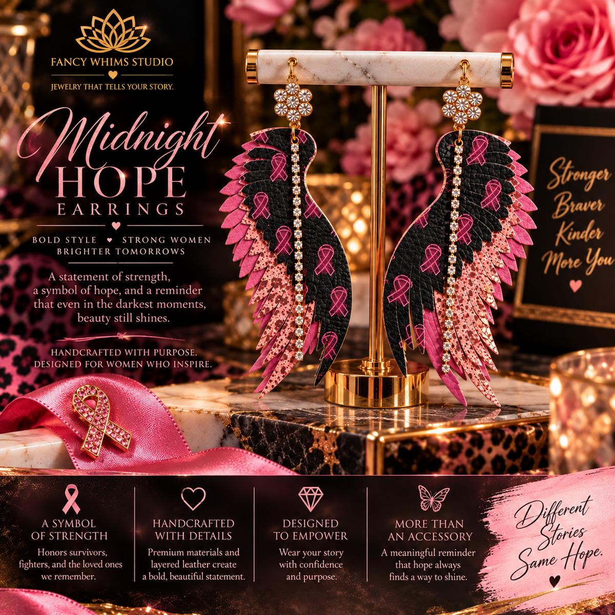 Midnight Hope Earrings