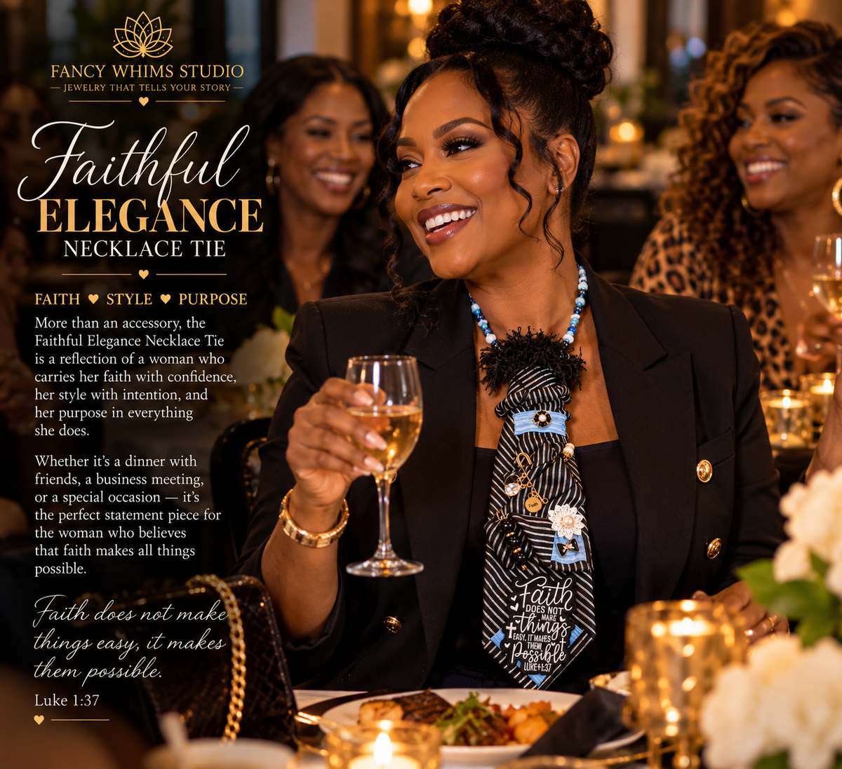 Faithful Elegance Necklace Tie